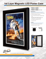 Item 10065 - 1st Layer LED Poster Case with Dater